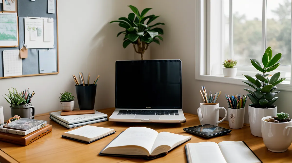 Bildunterschriften für die Website schreiben: Solopreneurin tippt eine Bildunterschrift unter ein Foto im Website-Editor