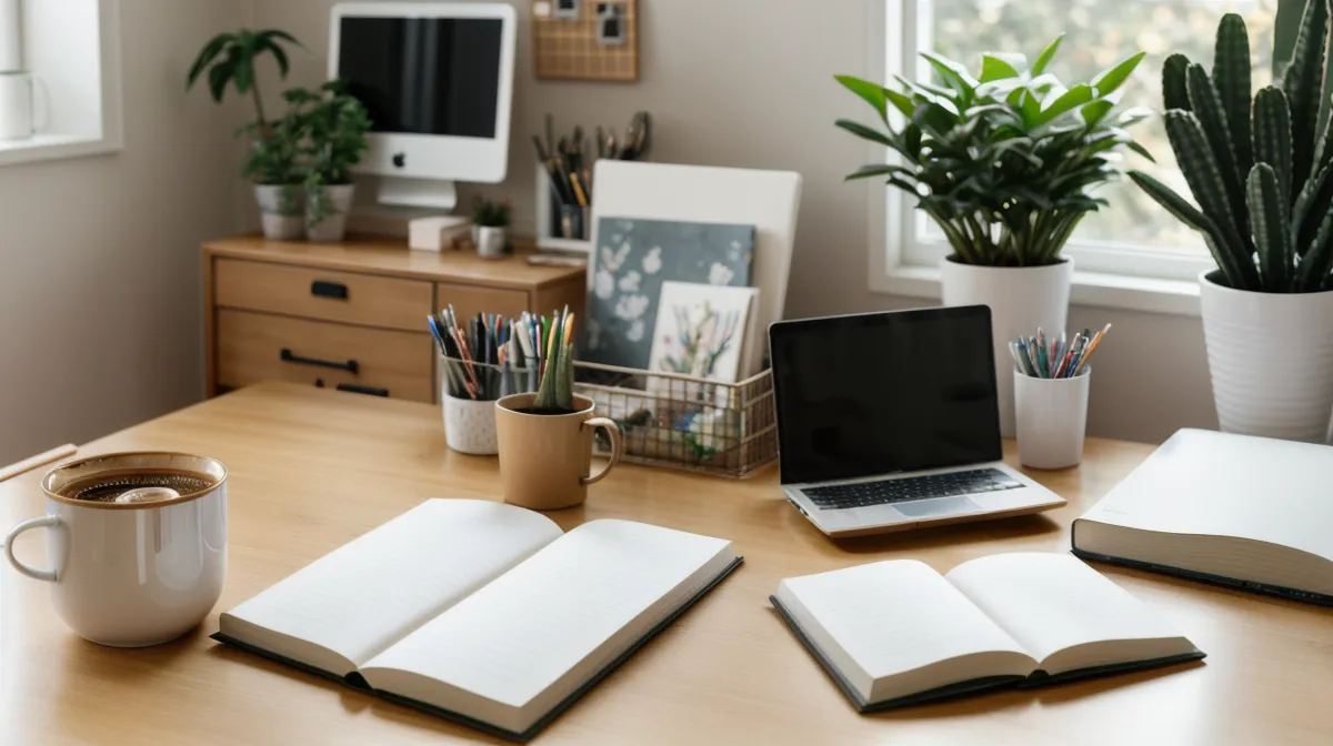 Coaching-Marketing verständlich schreiben: Laptop-Bildschirm mit WORTLIGA-Textanalyse für bessere Webseiten-Texte