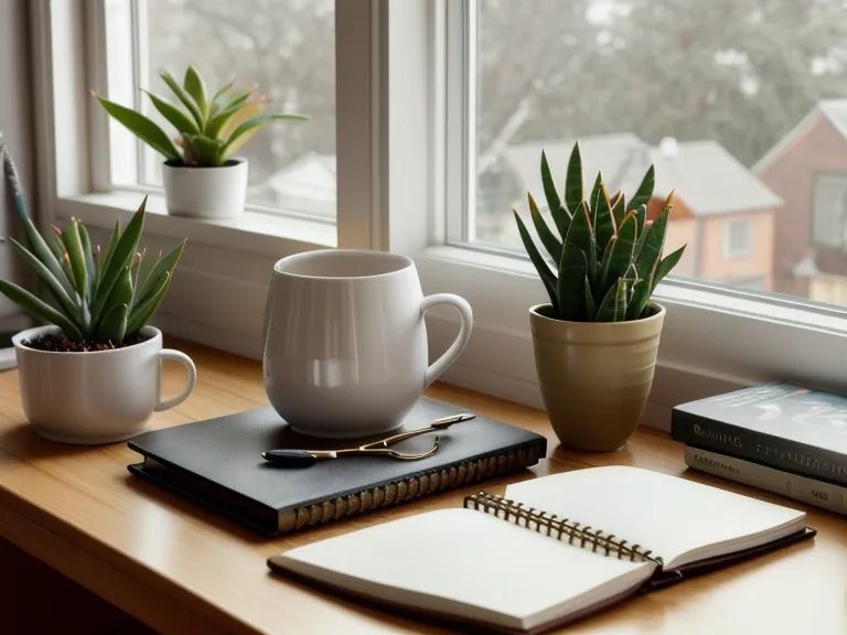Copywriting-Tipps für Newsletter-Marketing: Laptop mit markierten Textkorrekturen und Brille auf dem Schreibtisch