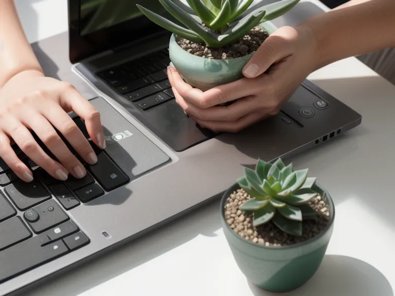 Hände beim Tippen auf der Tastatur – authentisches Marketing für Coaches beim Schreiben eigener Website-Texte