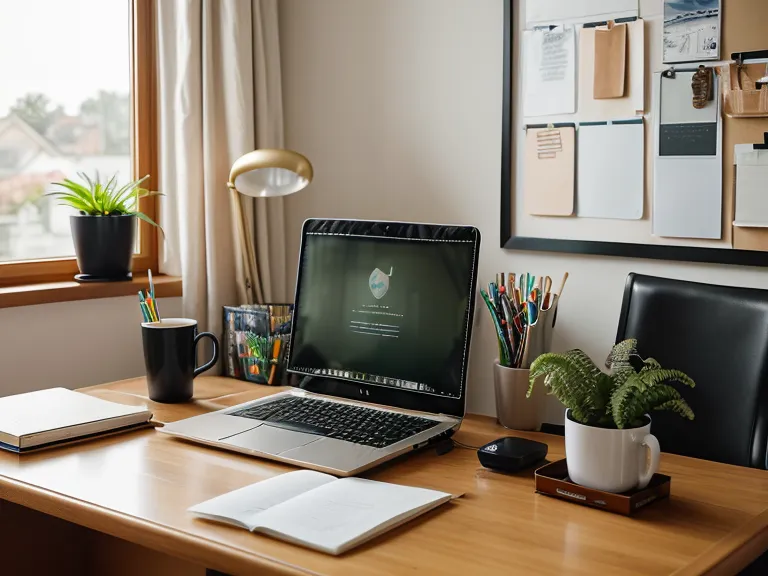 Solopreneurin tippt Website-Texte am Laptop und prüft die Verständlichkeit vor der Veröffentlichung