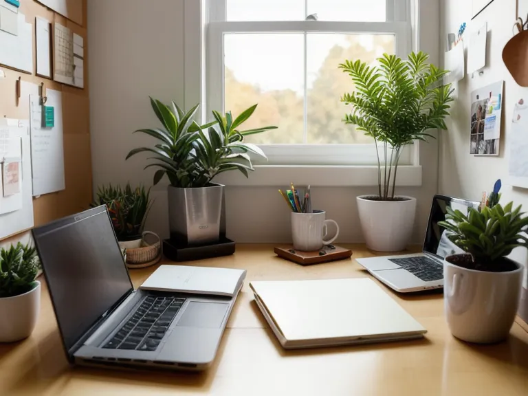 Solopreneurin vergleicht zwei Entwürfe ihrer Verkaufsseite auf dem Laptop-Bildschirm im Website-Editor