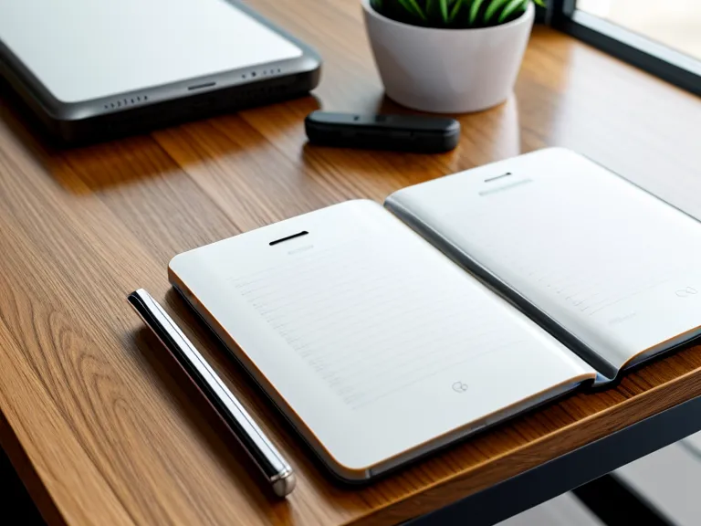 Smartphone mit Sprachmemo-App für Website Texte im Bruchstück-Workflow einer Solopreneurin