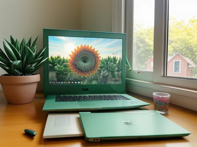 Laptop mit Website-Text-Entwurf und Kinderzeichnung – Workflow einer Coaching-Solopreneurin mit Kind